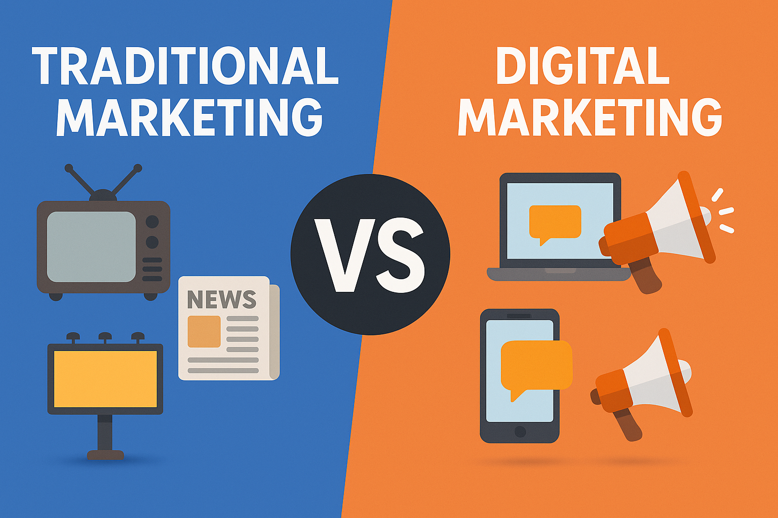 Traditional Marketing vs Digital Marketing
