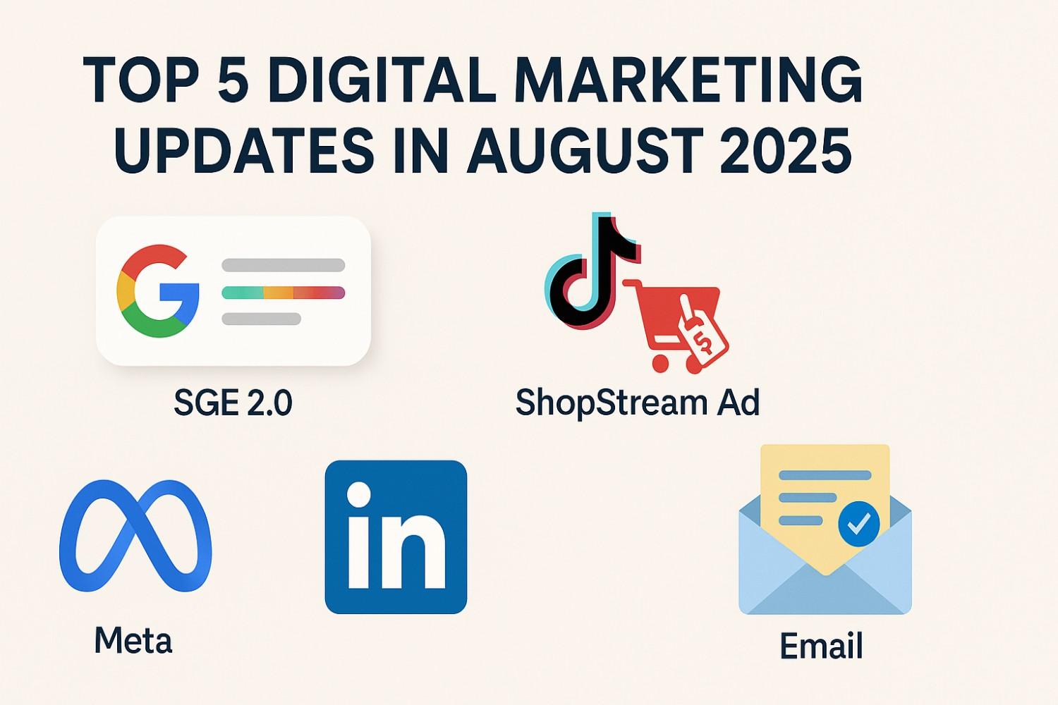 Digital Marketing Updates in August 2025