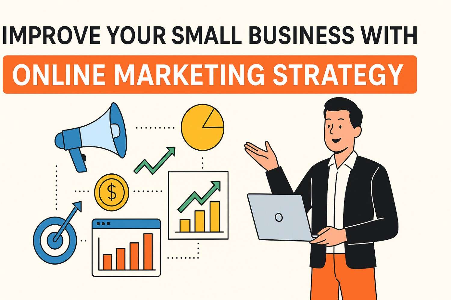 Small Business with Online Marketing Strategy